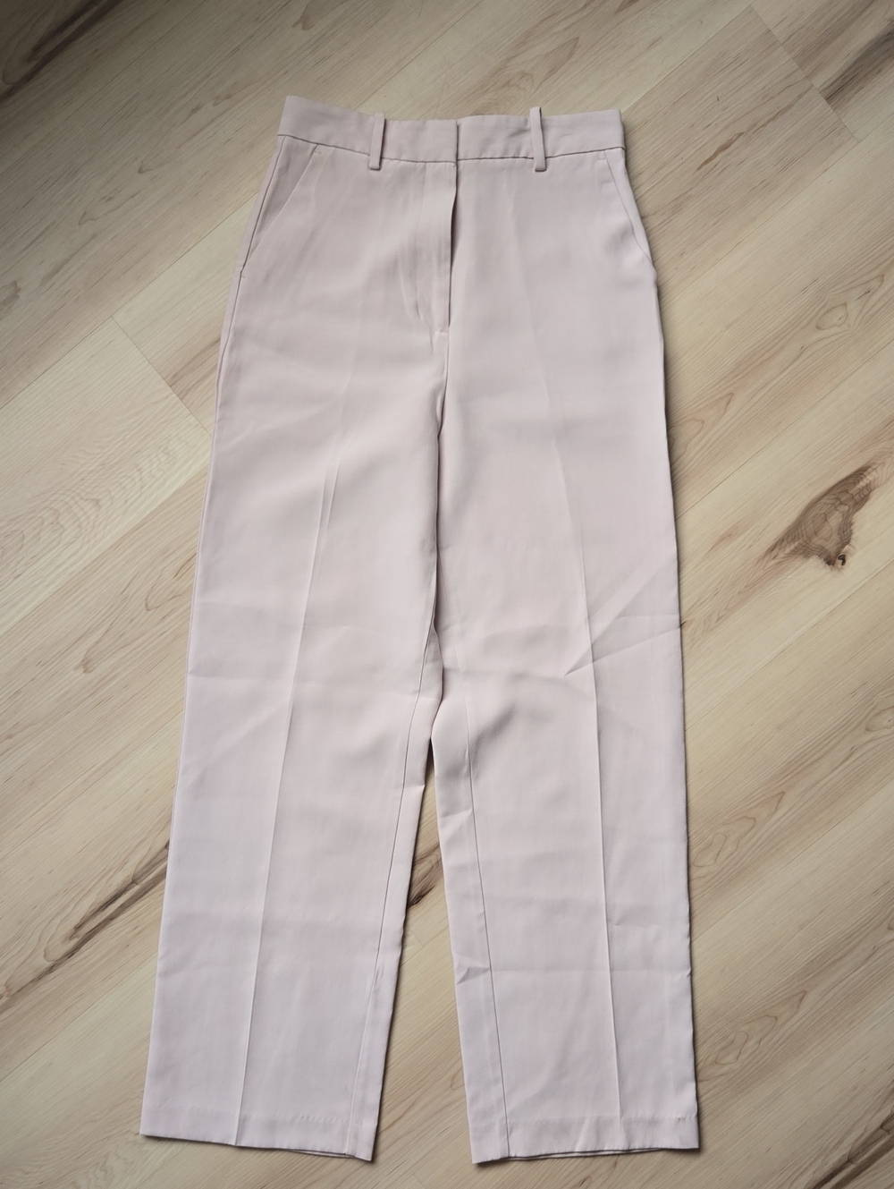 Zara Pants, Pink/Cream, Size Medium